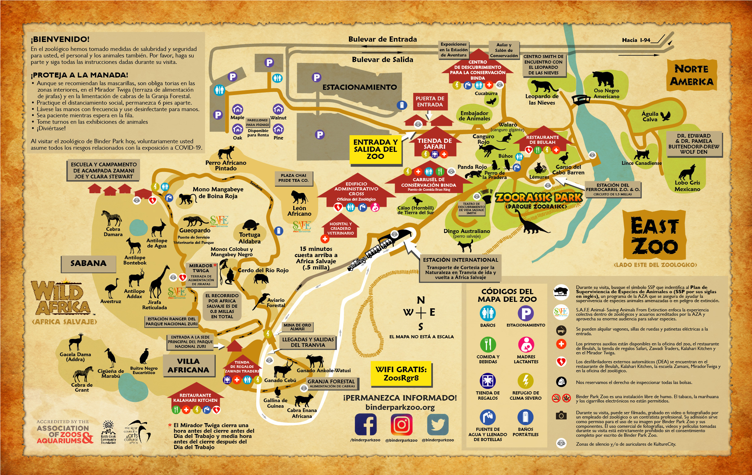 Riverbanks Zoo Map