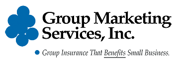Group Marketing Services, Inc. logo with slogan Group Insurance That Benefits Small Business.
